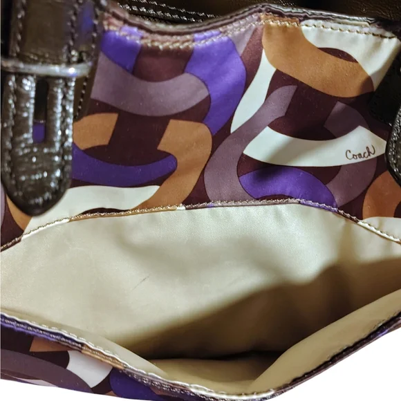 Coach Sateen Handbag - Picture 6 of 10